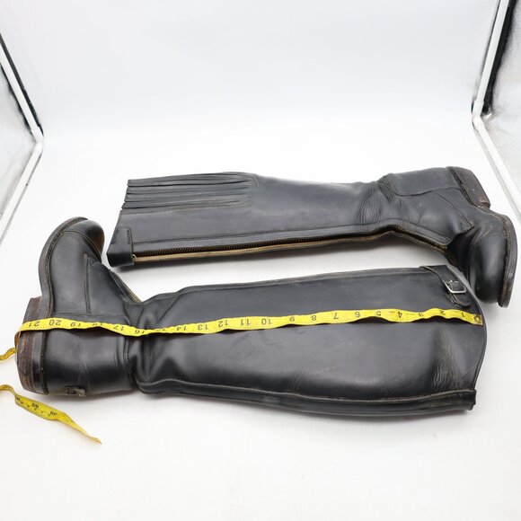 Custom Handmade Dehner Men10.5-11 police Trooper Motorcycle Patrol Boots Riding - Picture 5 of 12